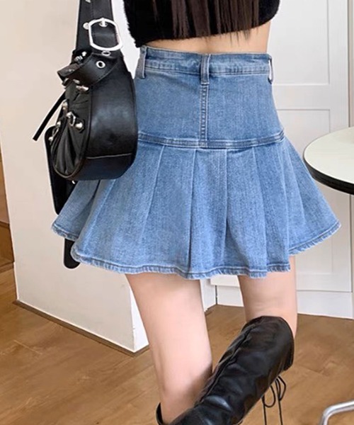 「SPIGA」 キュロット MEDIUM ブルー レディース_画像4