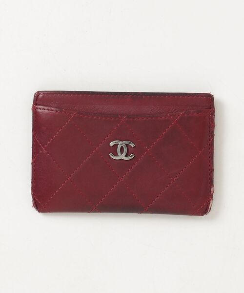 CHANEL（シャネル） カードケース - レッド レディース : ZOZOTOWN