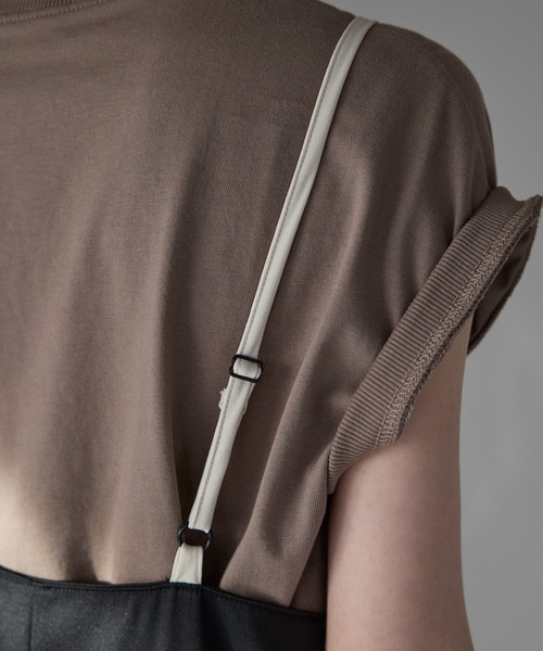 「each」 「Deux Amour」オーバーオール FREE グレイッシュベージュ レディース_画像5