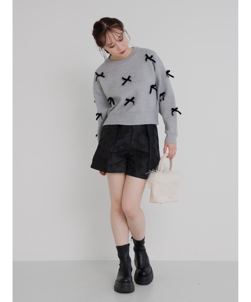 「JUMELLE」 長袖ニット MEDIUM グレー レディース_画像3