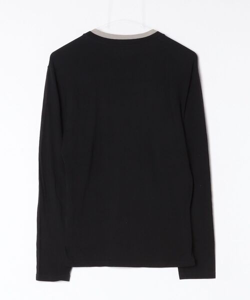 「EMPORIO ARMANI」 長袖Tシャツ - ブラック メンズ_画像2