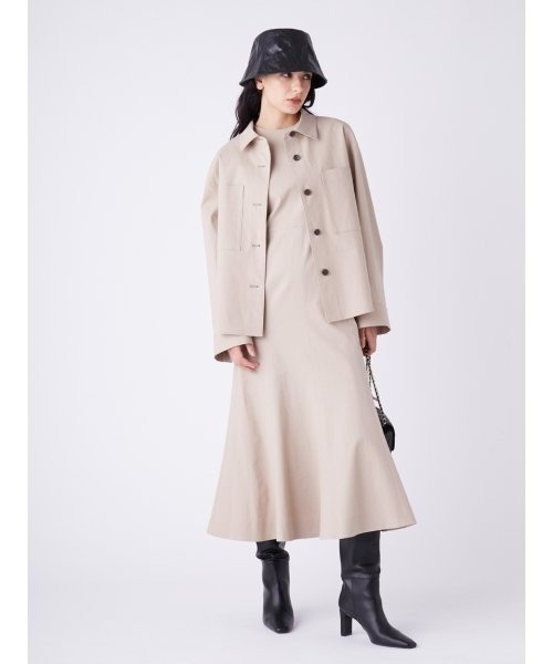 「Mila Owen」 ノースリーブワンピース 1 レッド レディース_画像5