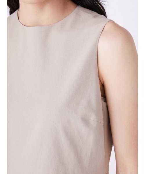 「Mila Owen」 ノースリーブワンピース 1 レッド レディース_画像10