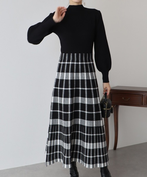 「BLUEEAST」 ニットワンピース MEDIUM グレー レディース_画像5
