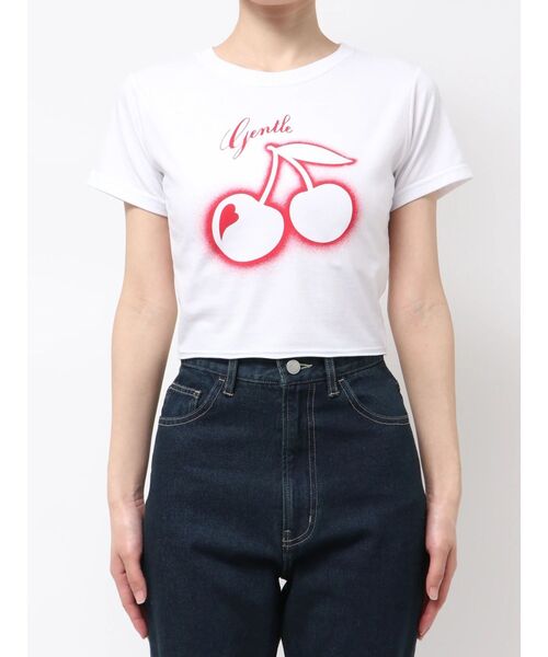 EMODA（エモダ） tシャツ チェリープリントTシャツ「WEB限定カラーあり