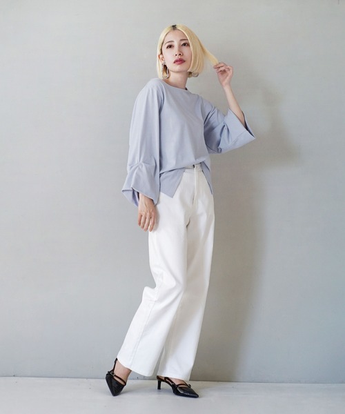 専用出品 トップス zootie（ズーティー） tシャツ スタイルアップ デザインスリーブ