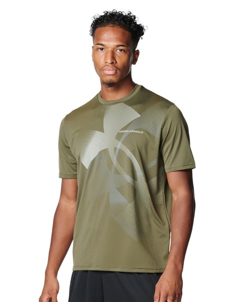 77887　アンダーアーマー　Tシャツ　カーキ　Ｍ UNDER ARMOUR（アンダーアーマー） tシャツ UAテック エクストララージ