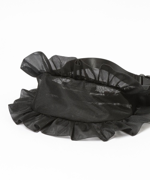 ショルダーバッグ バッグ 「THEATRE PRODUCTS」別注メッシュフリルラウンドショルダー レディースの画像
