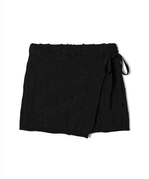 パンツ 「soduk」wrapping knit shorts / ラッピングニットショーツ