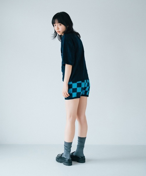 タグ付き　soduk 26ss ニットショートパンツ パンツ 「soduk」wrapping knit shorts / ラッピングニットショーツ