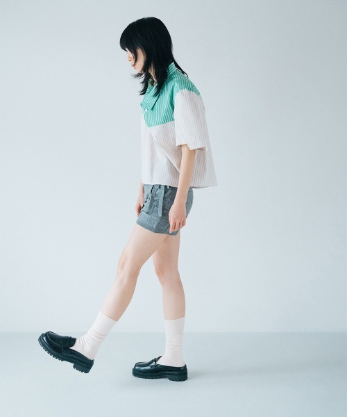 タグ付き　soduk 26ss ニットショートパンツ パンツ 「soduk」wrapping knit shorts / ラッピングニットショーツ