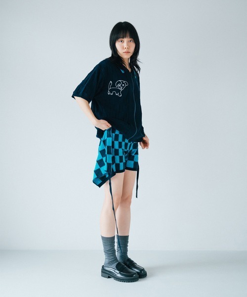 パンツ 「soduk」wrapping knit shorts / ラッピングニットショーツ