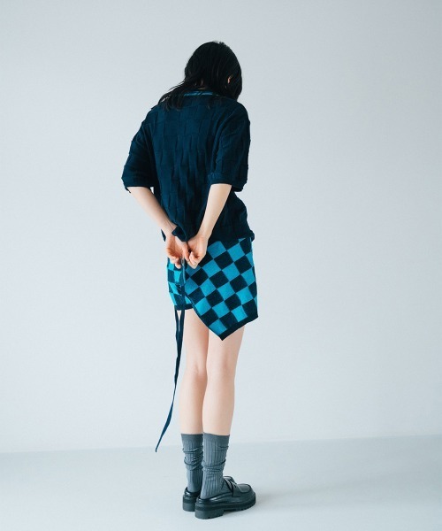 パンツ 「soduk」wrapping knit shorts / ラッピングニットショーツ