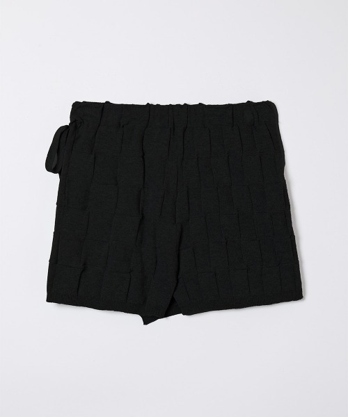 パンツ 「soduk」wrapping knit shorts / ラッピングニットショーツ