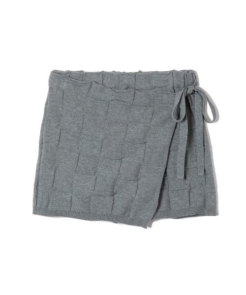 パンツ 「soduk」wrapping knit shorts / ラッピングニットショーツ