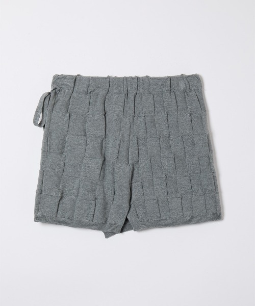 パンツ 「soduk」wrapping knit shorts / ラッピングニットショーツ