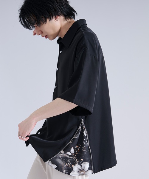 Ellno Loset（エルノロゼット） シャツ 「新色追加」2wayサイドジップ