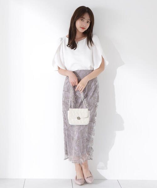 「PROPORTION BODY DRESSING」 半袖ブラウス SMALL ホワイト系その他 レディース_画像5