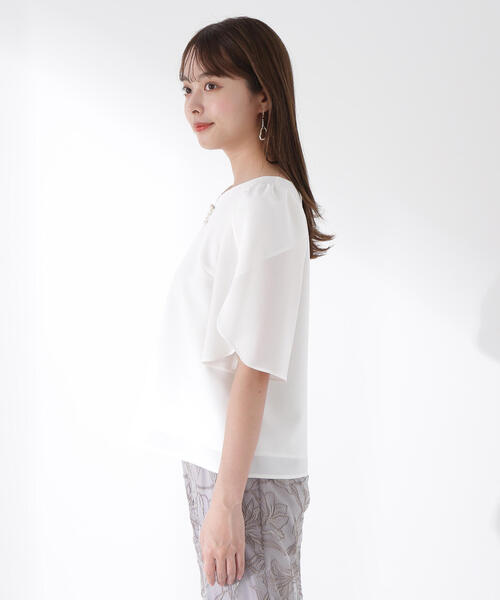 「PROPORTION BODY DRESSING」 半袖ブラウス SMALL ホワイト系その他 レディース_画像8