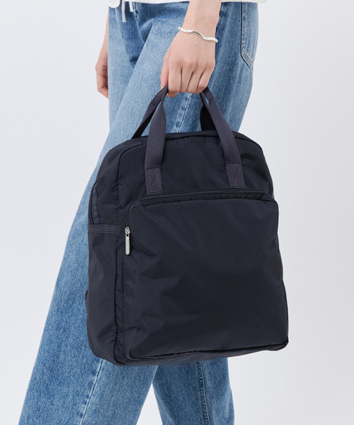 デイバック リュック MEDIUM E/W BACKPACK ディープシーブルー レディース メンズの画像