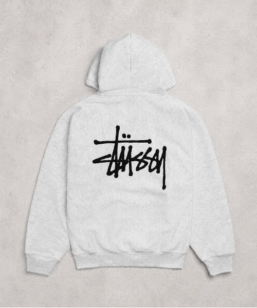 パーカー STUSSY : Raised Basic Logo Hoodie STUSSY（ステューシー） パーカー BASIC LOGO raising of HOODIE