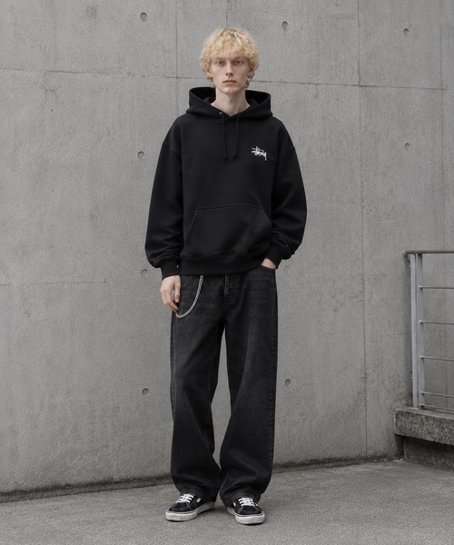 STUSSY（ステューシー） パーカー 裏起毛 BASIC LOGO raising of