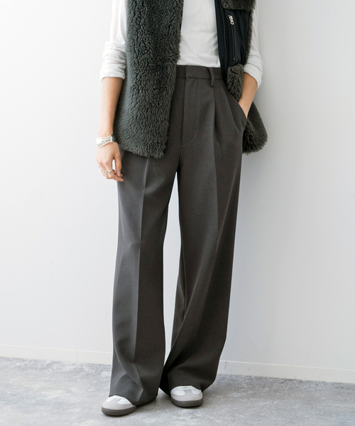 「Spick & Span」 パンツ 36 グレー レディース_画像8