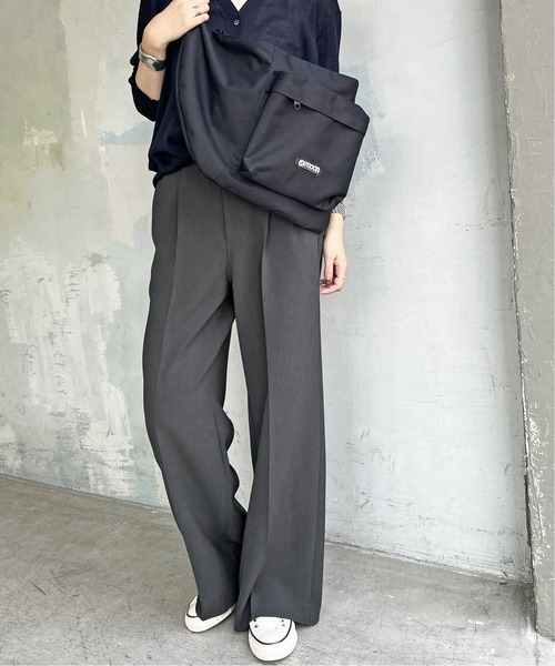「Spick & Span」 パンツ 36 グレー レディース_画像9