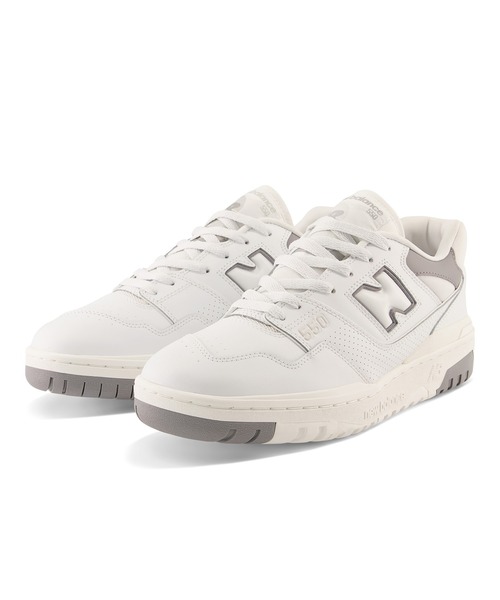 「New Balance」 ローカットスニーカー 26.0糎 白いこと×薄墨色 メンズ
