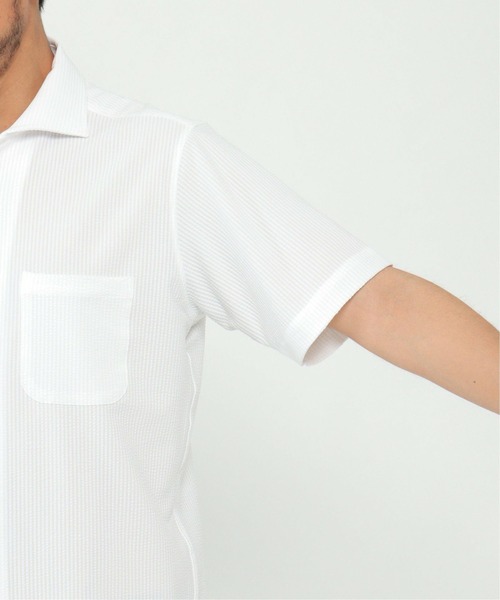 「IKKA LOUNGE」 半袖シャツ X-LARGE ホワイト メンズ_画像6