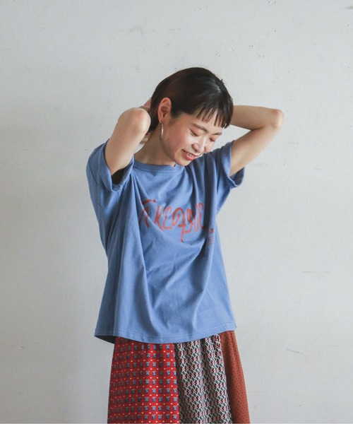 「FIL DE FER」 半袖Tシャツ FREE ブルー レディース_画像5