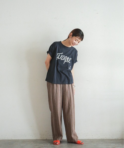 「FIL DE FER」 半袖Tシャツ FREE ブルー レディース_画像6