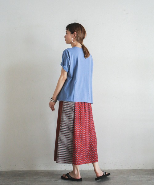 「FIL DE FER」 半袖Tシャツ FREE ブルー レディース_画像8