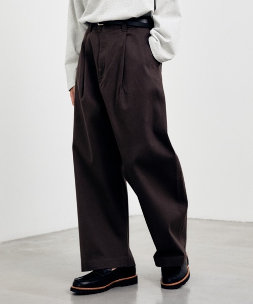 「WYM LIDNM」 チノパンツ S ベージュ メンズ_画像2