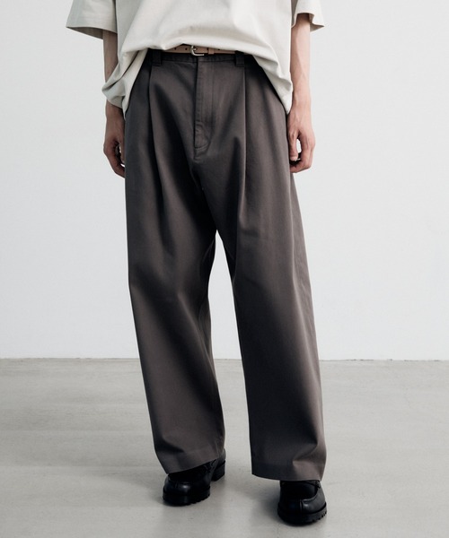 「WYM LIDNM」 チノパンツ S ベージュ メンズ_画像3