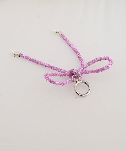 MIMILINE キーホルダー キラキラストーンチャーム : ZOZOTOWN Yahoo!店