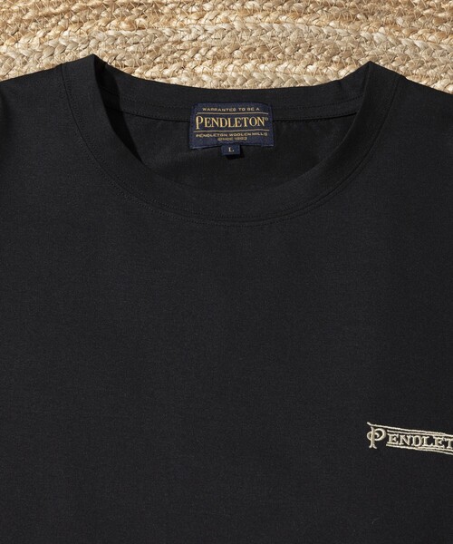 「PENDLETON」 半袖Tシャツ MEDIUM オリーブ メンズ_画像5