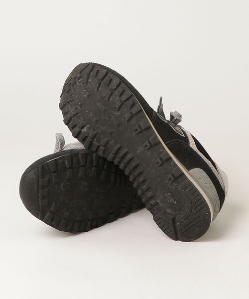 「New Balance」 ローカットスニーカー 24.0cm ブラック メンズ_画像3