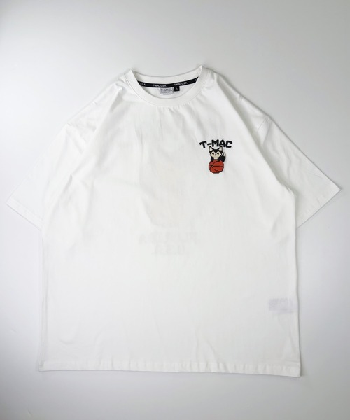 T-MAC OUTING tシャツ 「T-MAC」コットン天竺 バスケキツネピクセル