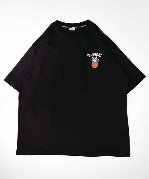 T-MAC OUTING tシャツ 「T-MAC」コットン天竺 バスケキツネピクセル