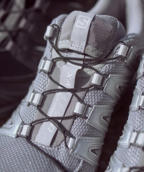 「SALOMON」 ローカットスニーカー 29.0cm シルバー メンズ_画像3