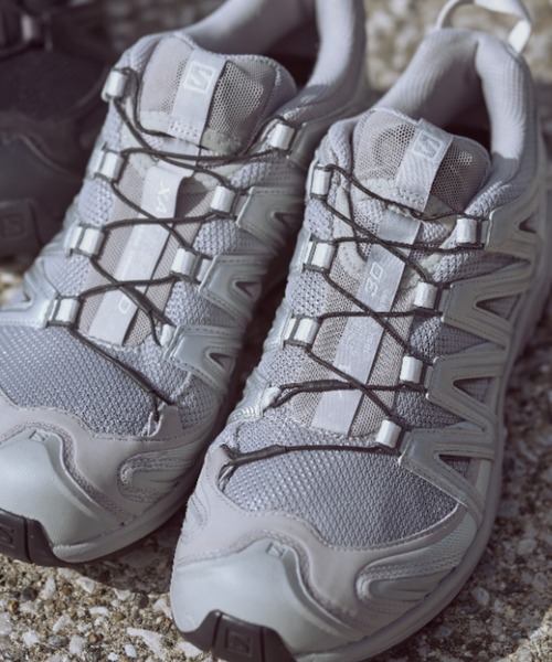 「SALOMON」 ローカットスニーカー 29.0cm シルバー メンズ_画像5