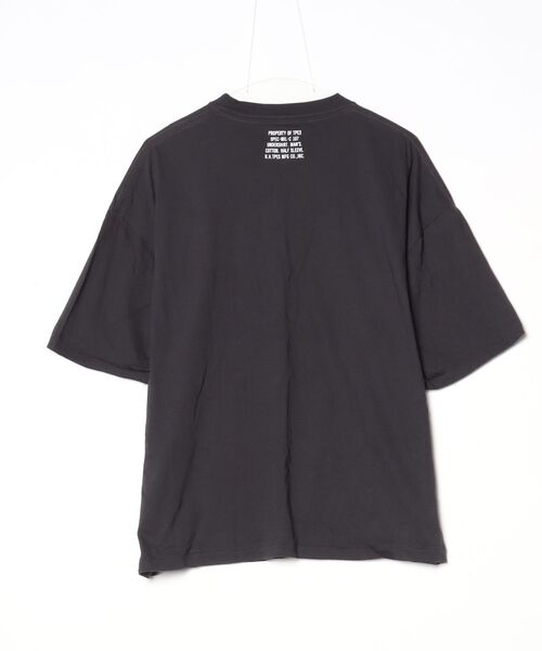 「N.HOOLYWOOD TEST PRODUCT EXCHANGE SERVICE」 半袖Tシャツ 36 イエロー×グレー メンズ_画像2