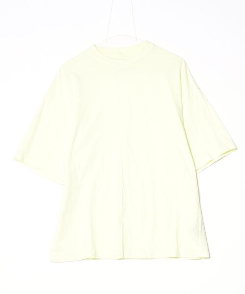 「N.HOOLYWOOD TEST PRODUCT EXCHANGE SERVICE」 半袖Tシャツ 36 イエロー×グレー メンズ_画像3