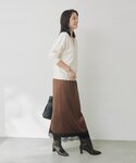 ニット セーター レイヤード2WAYプルオーバ...の詳細画像3