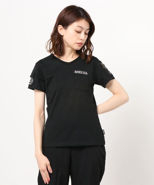 tシャツ 「WEB限定」Vネックファテーグ ロングスリーブティーシャツ/  V-NECK FATIGUE T-SHIRT レディース WEB限定】ファティーグVネックティーシャツ/ FATIGUE V-NECK T