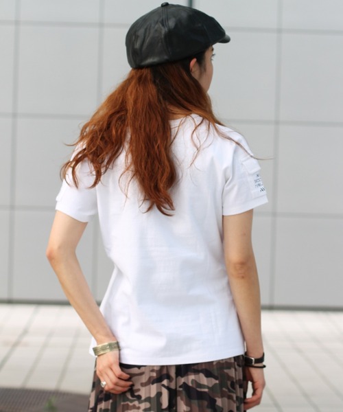 tシャツ 「WEB限定」ファティーグVネックティーシャツ/ FATIGUE V-NECK T-SHIRT レディース WEB限定】ファティーグVネックティーシャツ/ FATIGUE V-NECK T