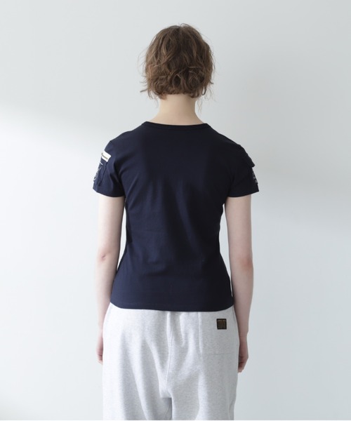 AVIREX tシャツ 「WEB限定」ファティーグVネックティーシャツ