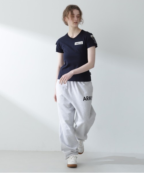 AVIREX tシャツ 「WEB限定」ファティーグVネックティーシャツ