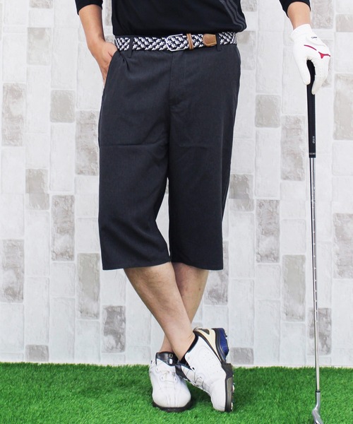 TopIsm ゴルフ 接触冷感 ストレッチ ハーフパンツ ショート